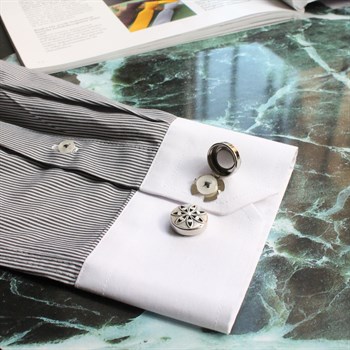 Geçmeli Kol Düğmesi 