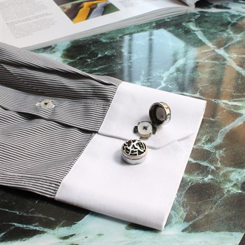 Geçmeli Kol Düğmesi 