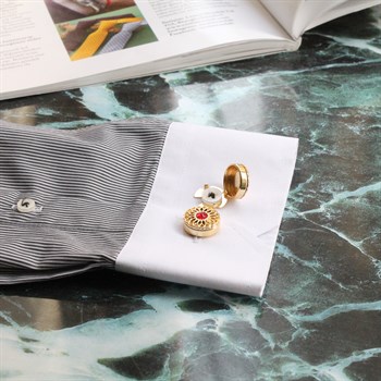 Geçmeli Kol Düğmesi 