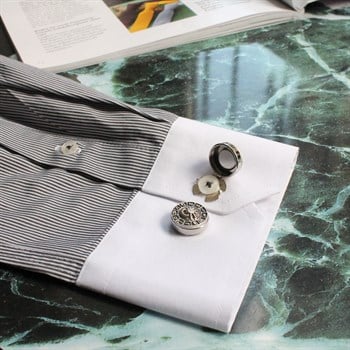 Geçmeli Kol Düğmesi 