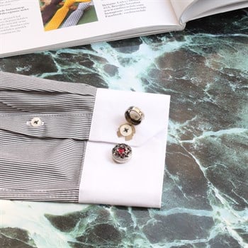 Geçmeli Kol Düğmesi 