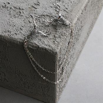 Geyik Figürlü Gömlek Yaka İğnesi