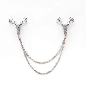 Geyik Figürlü Gömlek Yaka İğnesi