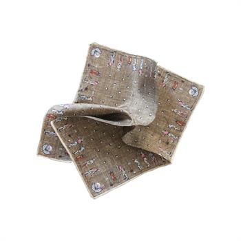 Golf Desenli İpek Cep Mendili 