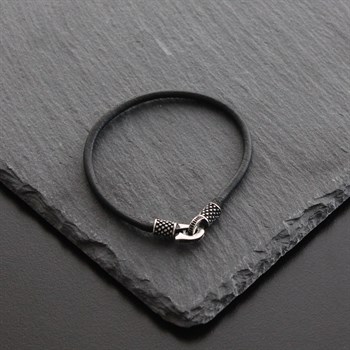 Gümüş Deri Bileklik