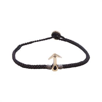 Gümüş Siyah Bileklik