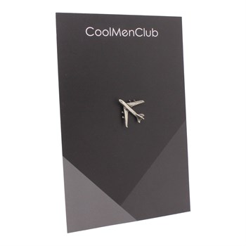 Gümüş Uçak Broş