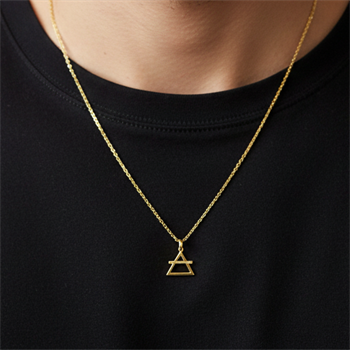 Hava Sembolü Gümüş Kolye