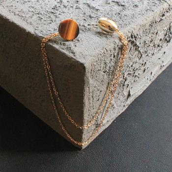 Kaplangözü Doğal Taş Ceket Yaka İğnesi