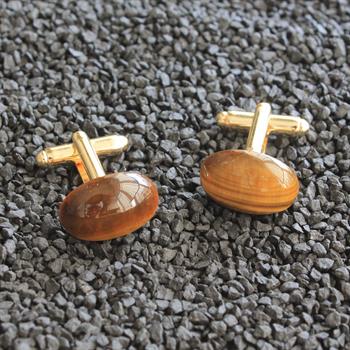 Kaplangözü Doğal Taşlı Klasik Kol Düğmesi 