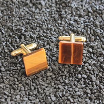 Kaplangözü Doğal Taşlı Klasik Kol Düğmesi 