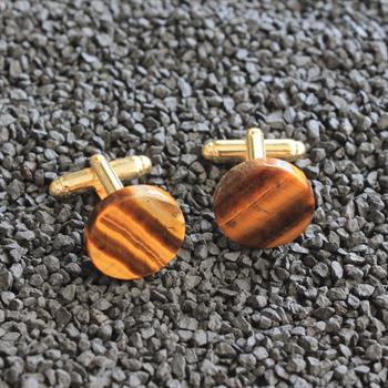 Kaplangözü Doğal Taşlı Klasik Kol Düğmesi 