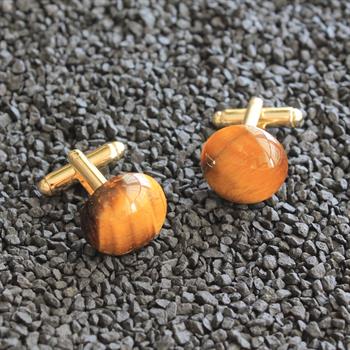 Kaplangözü Doğal Taşlı Klasik Kol Düğmesi 