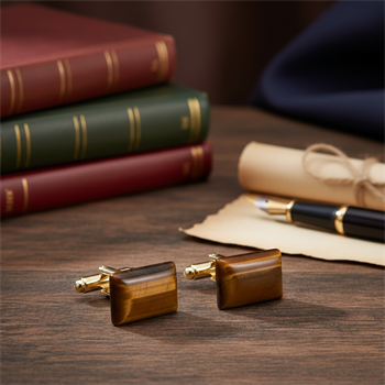 Kaplangözü Doğal Taşlı Klasik Kol Düğmesi 