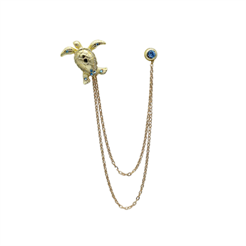 Yaka İğnesi & BroşCMC2822Kaplumbağa Figürlü Ceket Yaka İğnesi