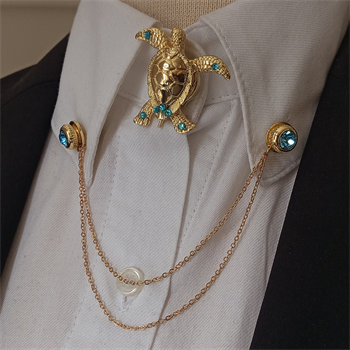 Kaplumbağa Figürlü Gömlek Aksesuar Seti