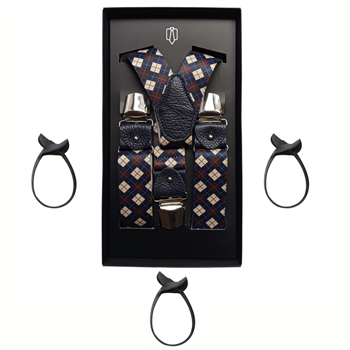 Kare Desenli Pantolon Askısı