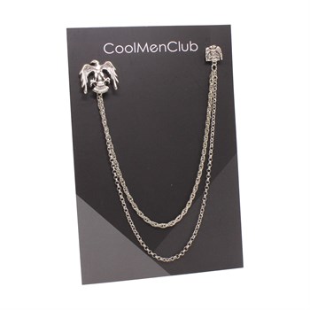 Kartal Figürlü Ceket Yaka İğnesi