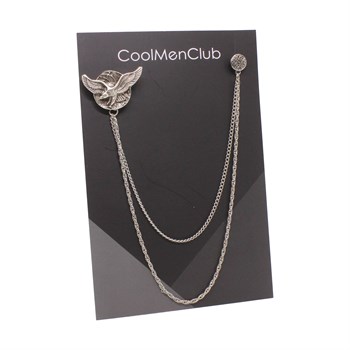 Kartal Figürlü Ceket Yaka İğnesi