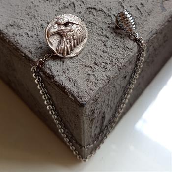 Kartal Figürlü Ceket Yaka İğnesi