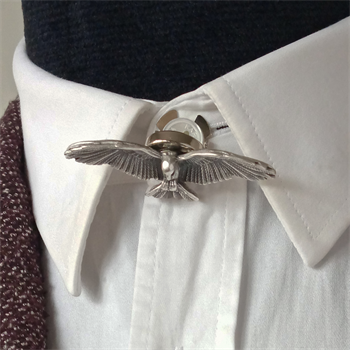 Kartal Figürlü Gömlek Yaka Düğmesi