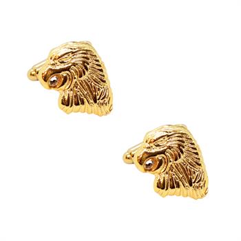 Kartal Figürlü Klasik Kol Düğmesi