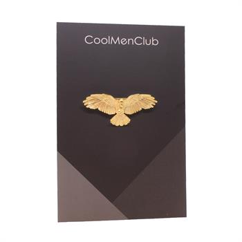 Kartal Figürlü Yaka Broşu