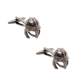 Kask Figürlü Kol Düğmesi 