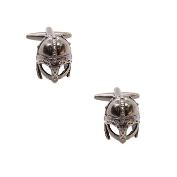 Kask Figürlü Kol Düğmesi 