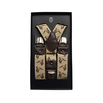 Kaz Desenli Pantolon Askısı