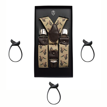 Kaz Desenli Pantolon Askısı