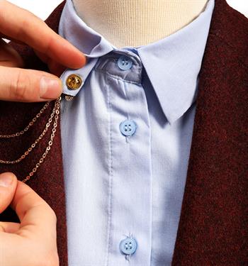 Kelebek Figürlü Gömlek Yaka İğnesi