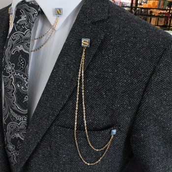 Kişiye Özel Ceket Yaka İğnesi-3 Renk