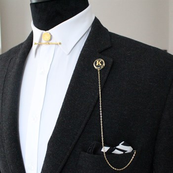 Kişiye Özel Ceket Yaka Zinciri