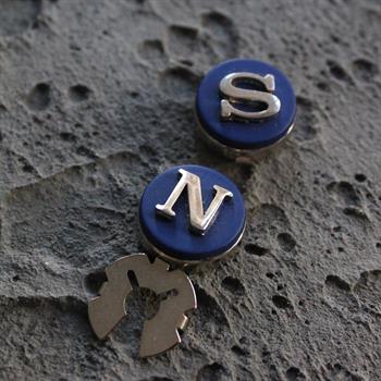 Kişiye Özel Harfli Geçmeli Kol Düğmesi