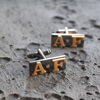 Kişiye Özel Harfli Klasik Kol Düğmesi