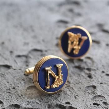 Kişiye Özel Harfli Klasik Kol Düğmesi