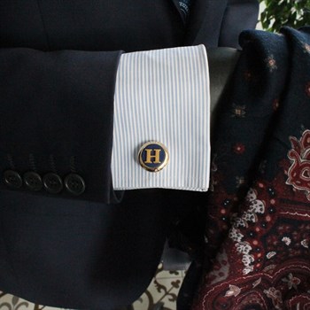 Kişiye Özel Harfli Klasik Kol Düğmesi