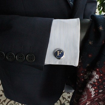 Kişiye Özel Harfli Klasik Kol Düğmesi