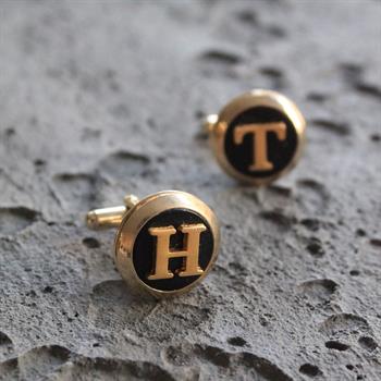Kişiye Özel Harfli Klasik Kol Düğmesi