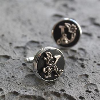 Kişiye Özel Harfli Klasik Kol Düğmesi