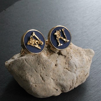 Kişiye Özel Harfli Klasik Kol Düğmesi