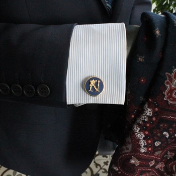 Kişiye Özel Harfli Klasik Kol Düğmesi