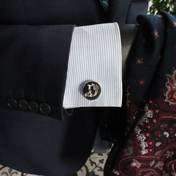 Kişiye Özel Harfli Klasik Kol Düğmesi