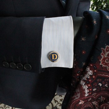 Kişiye Özel Harfli Klasik Kol Düğmesi