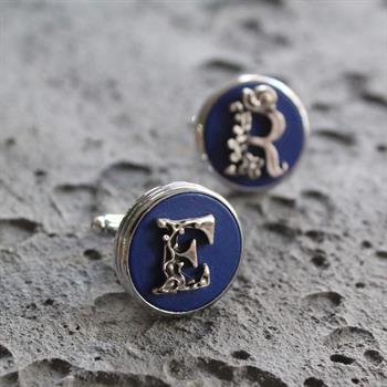 Kişiye Özel Harfli Klasik Kol Düğmesi