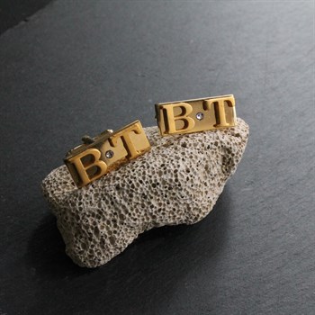 Kişiye Özel Harfli Klasik Kol Düğmesi