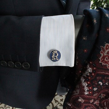 Kişiye Özel Harfli Klasik Kol Düğmesi