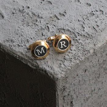 Kişiye Özel Harfli Klasik Kol Düğmesi