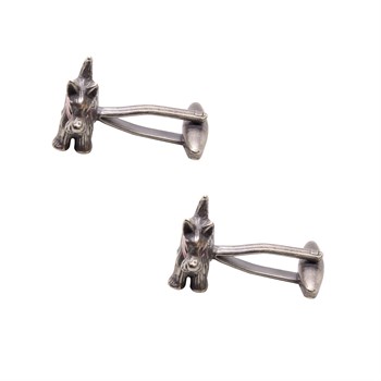 Köpek Figürlü Kol Düğmesi 
